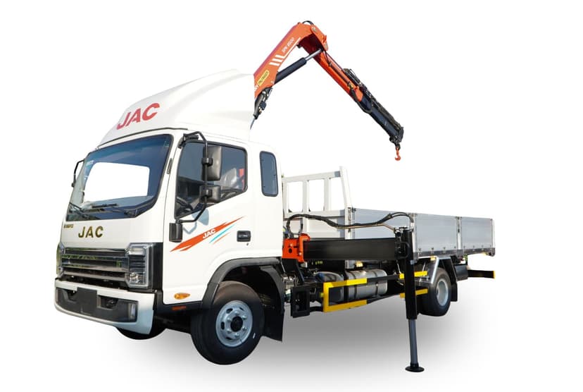 Xe tải JAC N750 Plus E5A gắn cẩu gập Palfinger SPK8500B (3,3 tấn)