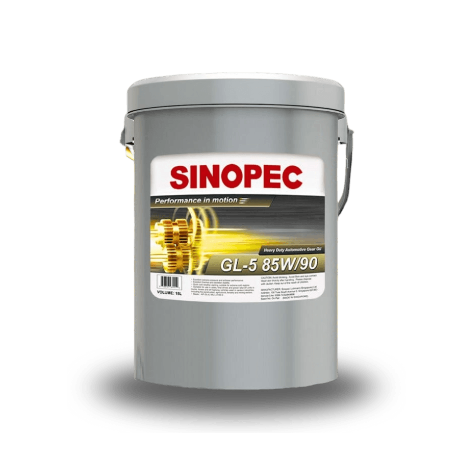 Nhớt cầu / hộp số Sinopec Heavy Duty 85W-90, API GL-5 18L